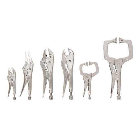 Tekton Locking Pliers and Swivel C-Clamp Set (6-Piece) PLK99906